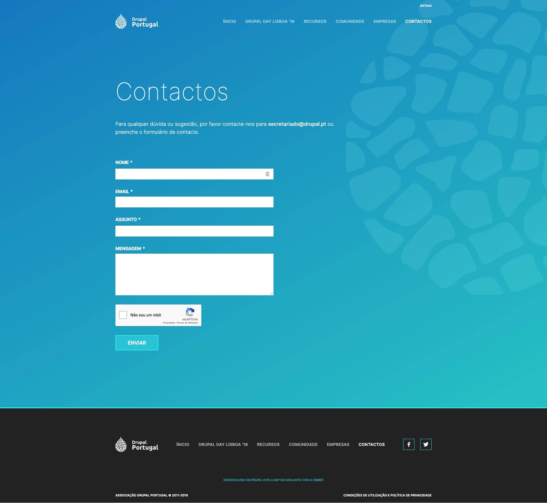 Contacts page
