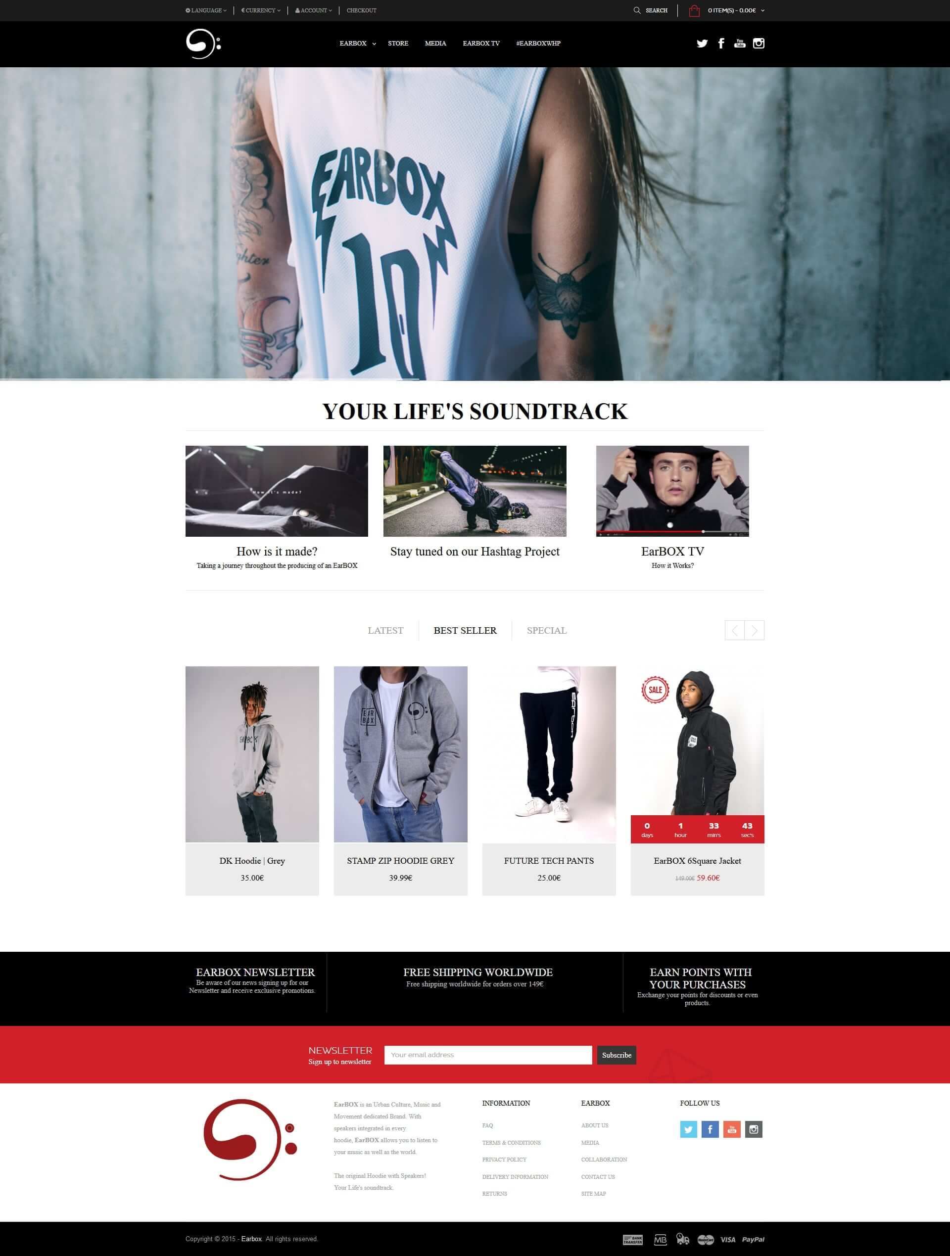 Home page