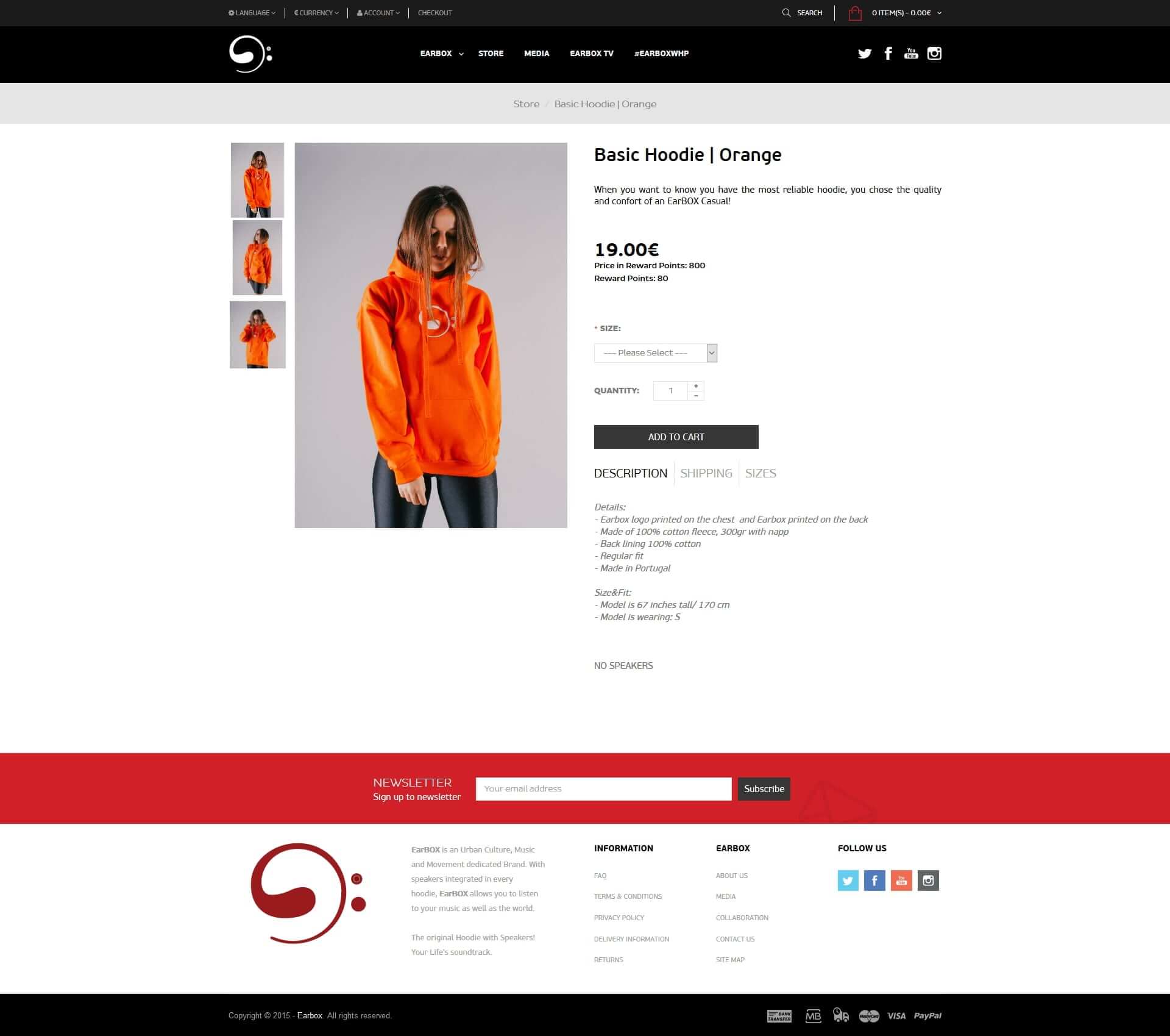 Product page