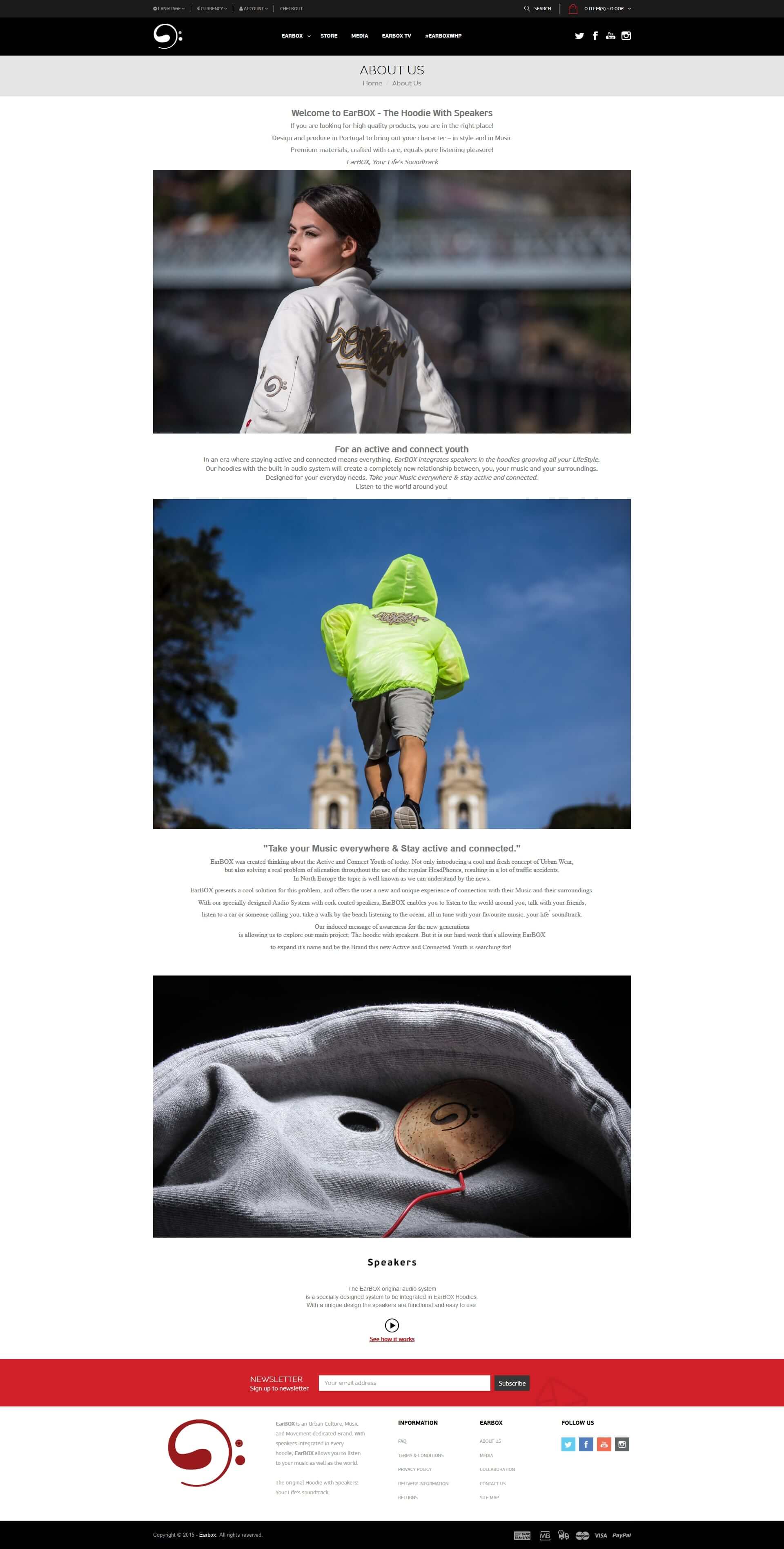 About Us page