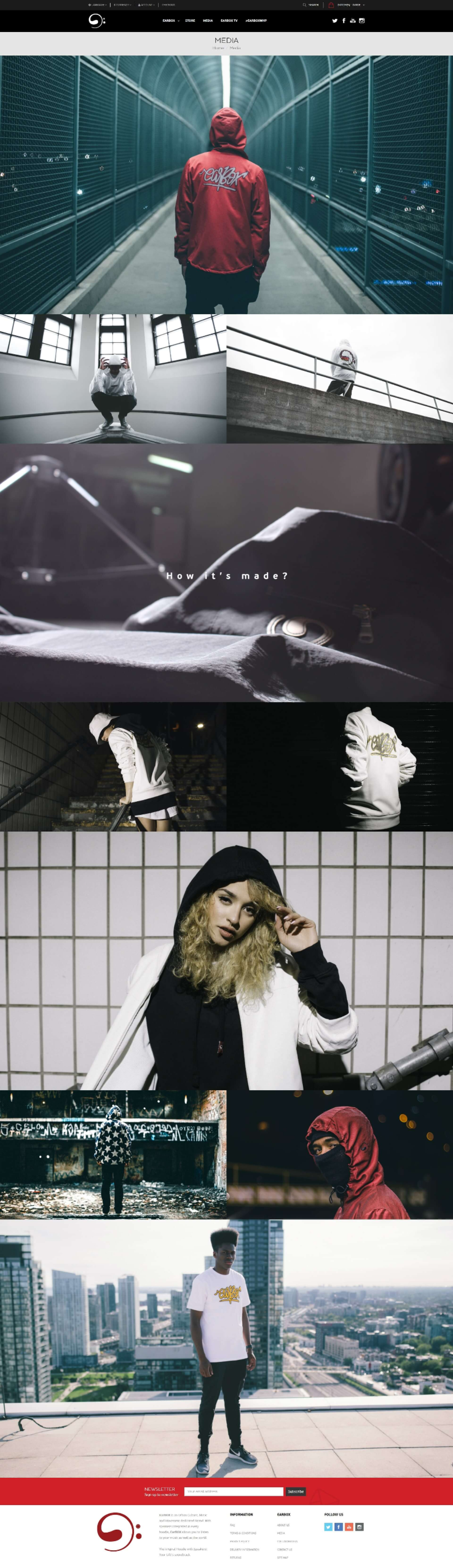 Media page