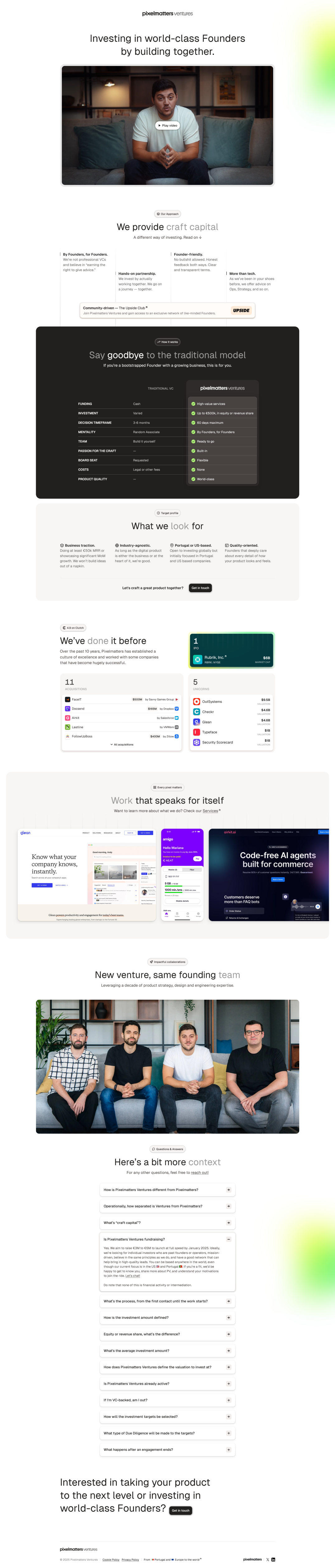 Home page
