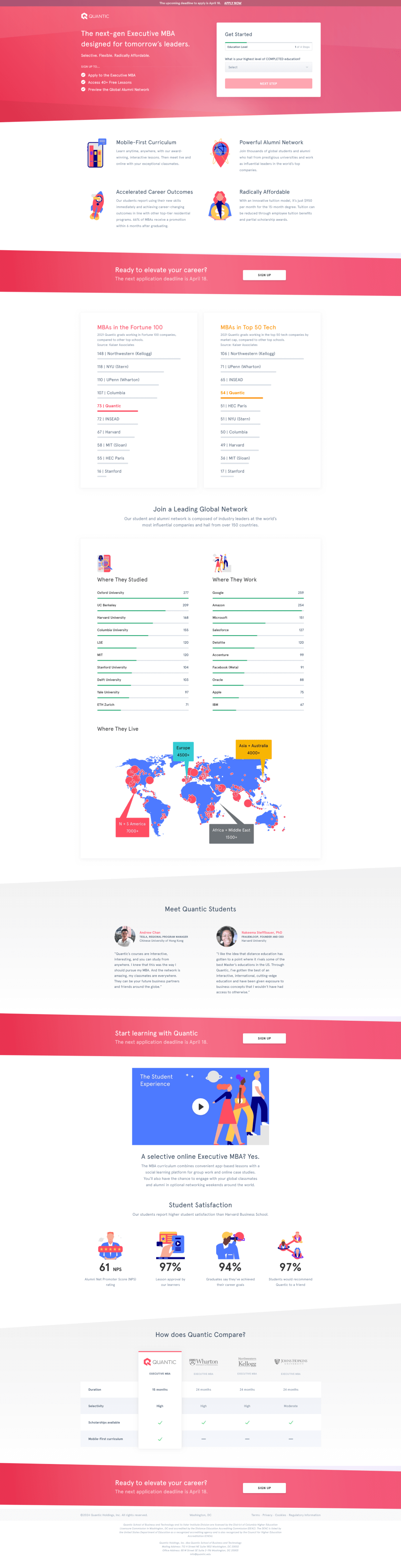 Invite Landing page
