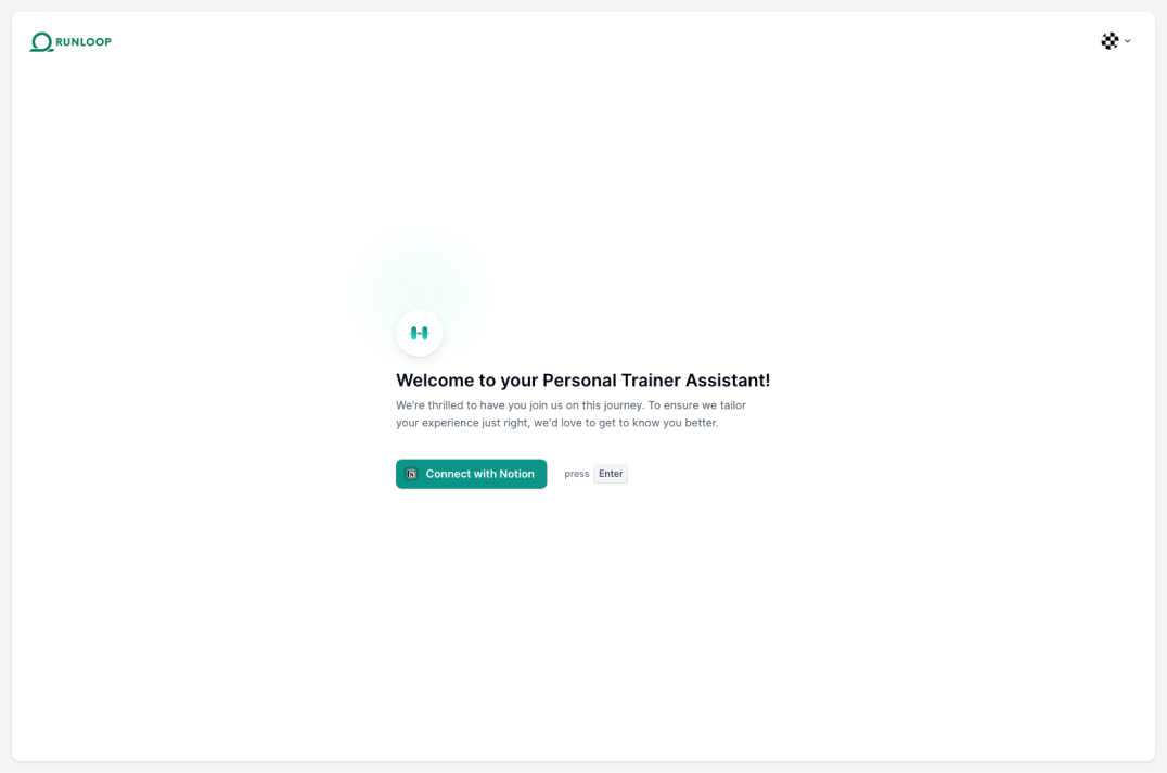 Personal Trainer Assistant - Auth Layout page
