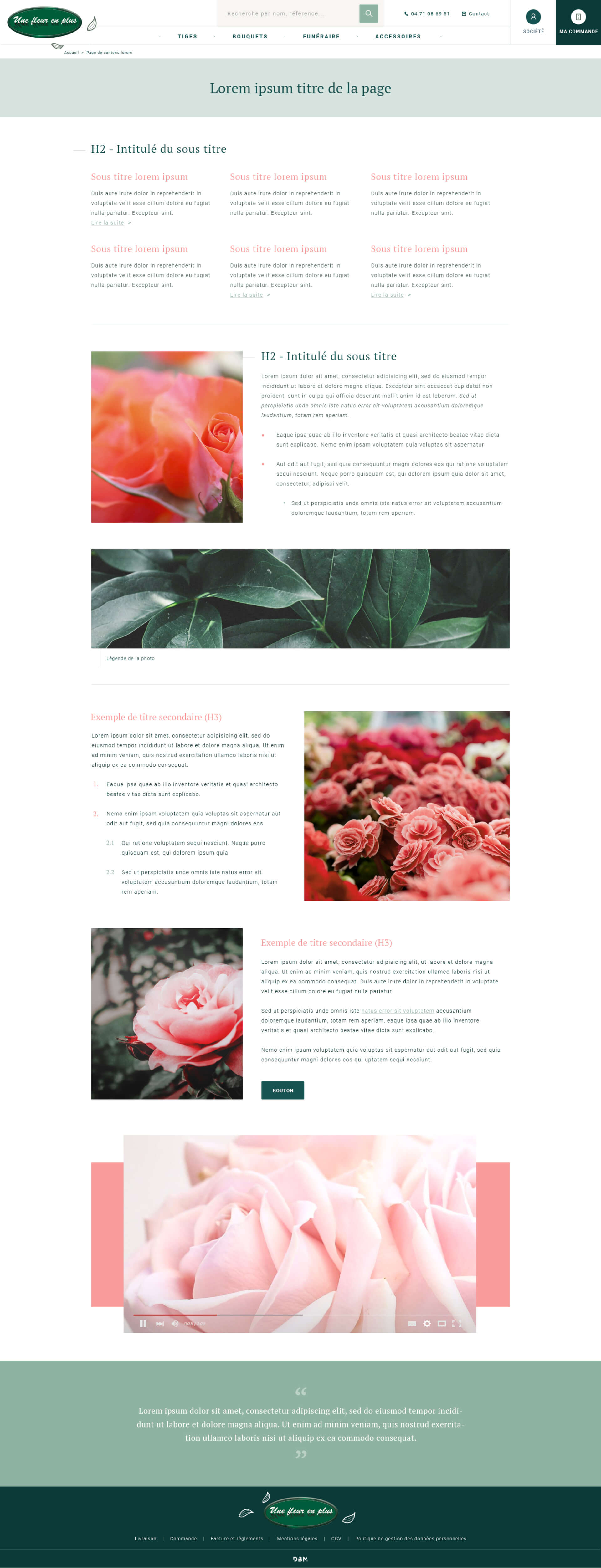 Content page
