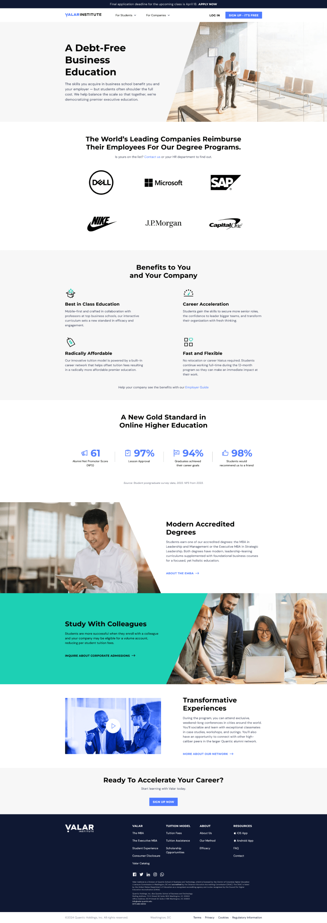 Tuition Assistance page