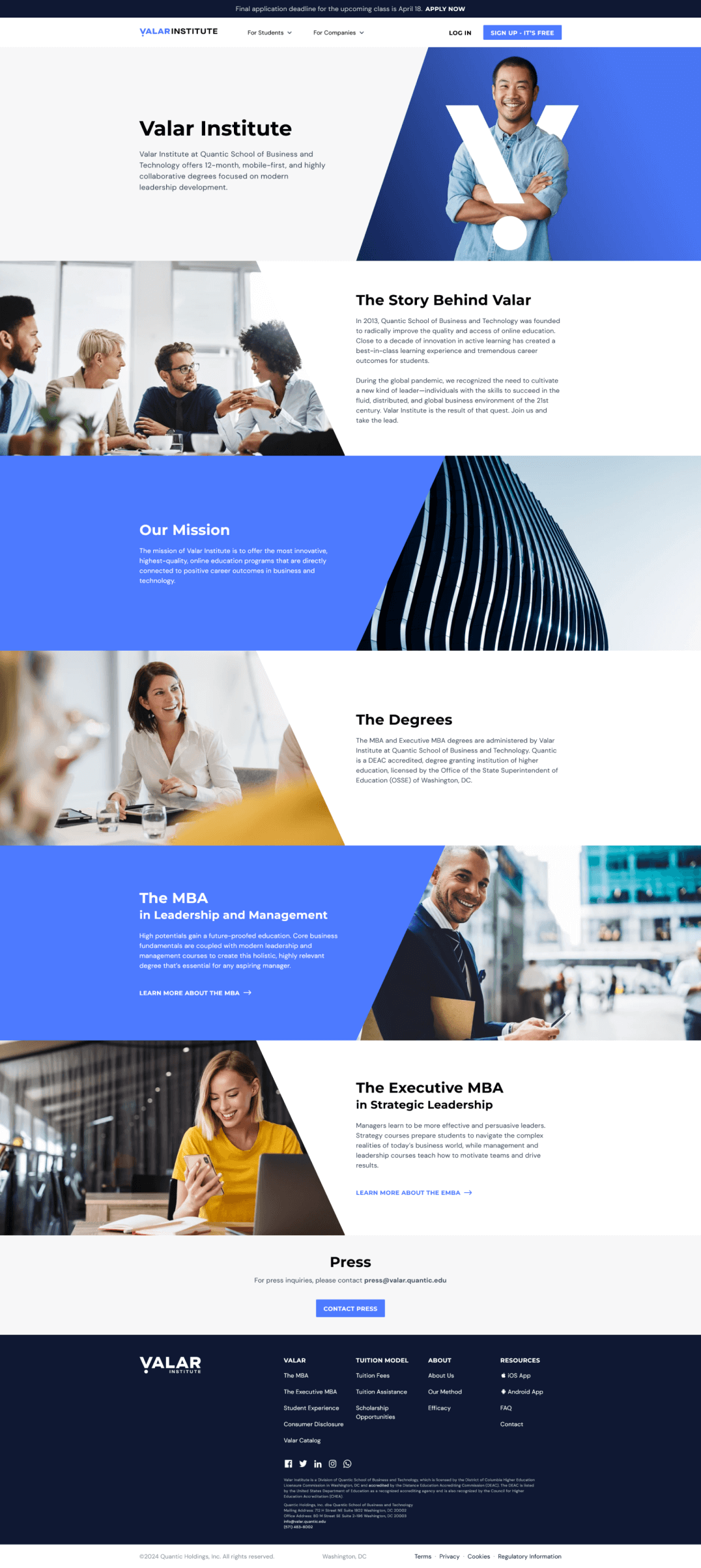 About page