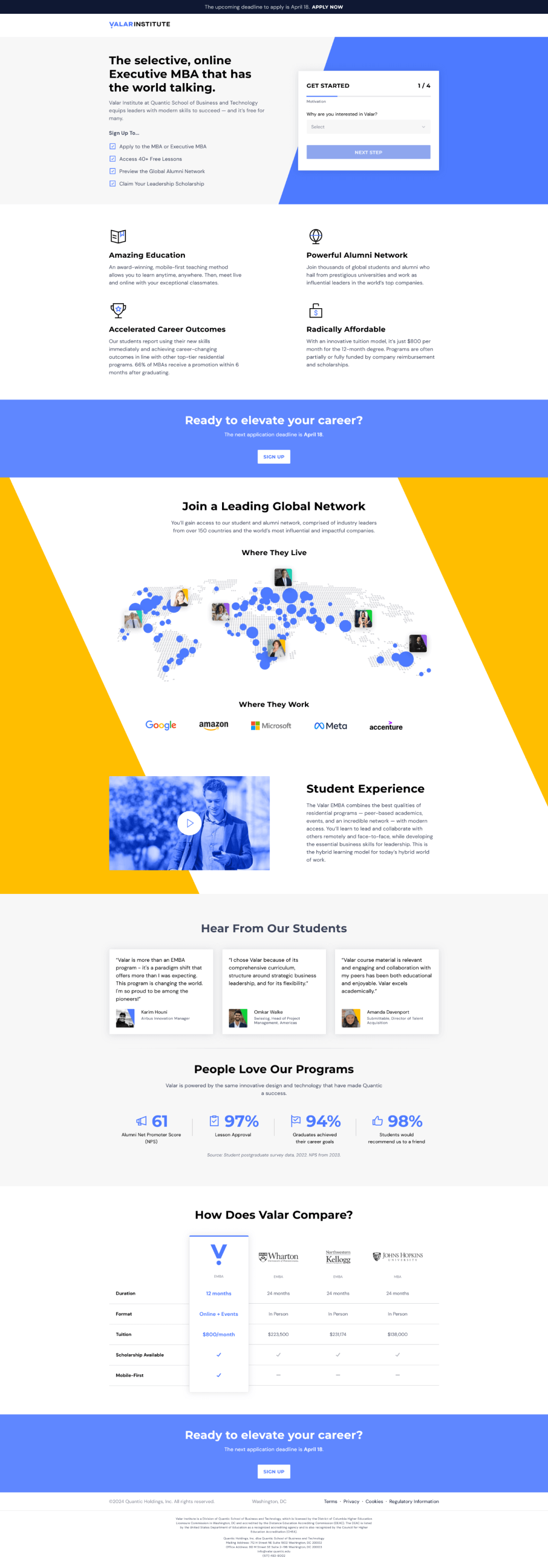Invite Landing page